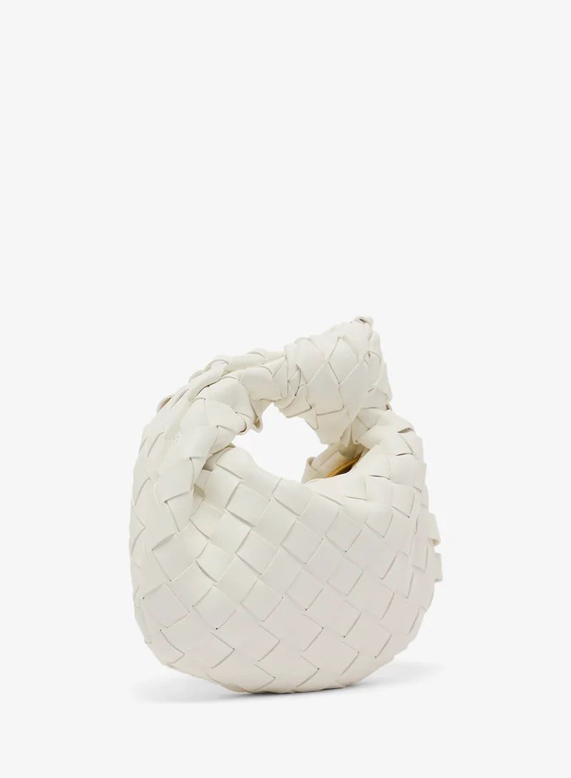 ايلا Woven Textured Handle Bag